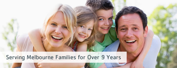 Serving Melbourne Families for Over 9 Years